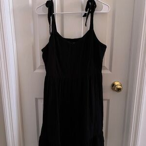 Old Navy Black Dress with Tie Straps